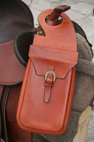 Single Leather Horn Bag